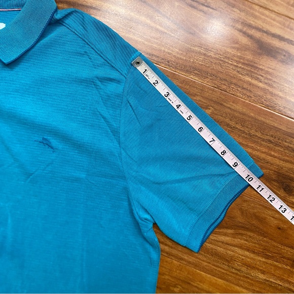 Tommy Bahama Islandzone Men's Teal Polo Shirt Size XL Coastal Nautical Casual - Picture 10 of 10